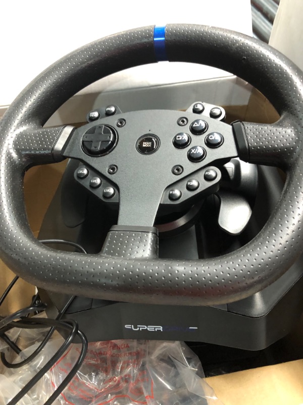 Photo 2 of 
Superdrive - SV950 steering wheel with pedals and paddles for Xbox Serie X/S, PS4, Xbox One, PC