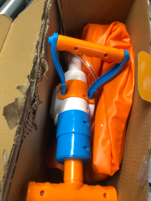 Photo 4 of (see all images)NERF Super Soaker Stormforce Ride-On Racer – Inflatable Pool Float with Pool-Fed Mega Water Blaster