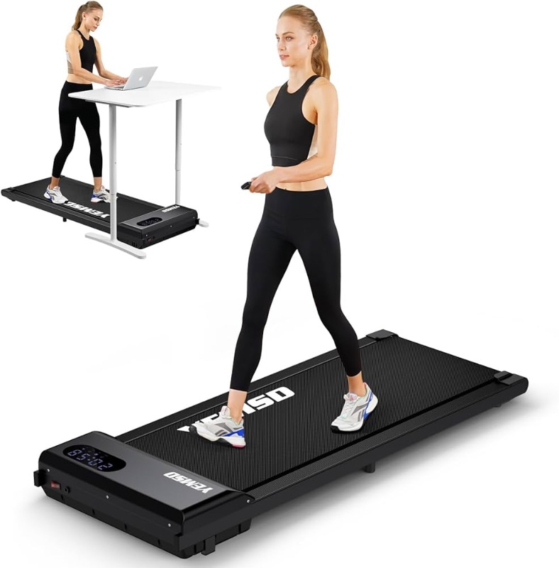 Photo 1 of (READ FULL POST) Walking Pad, Walking Pad Treadmill 330 lb Capacity?3 in 1 Portable Under Desk Treadmill for Home and Office with Remote Control, LED Display