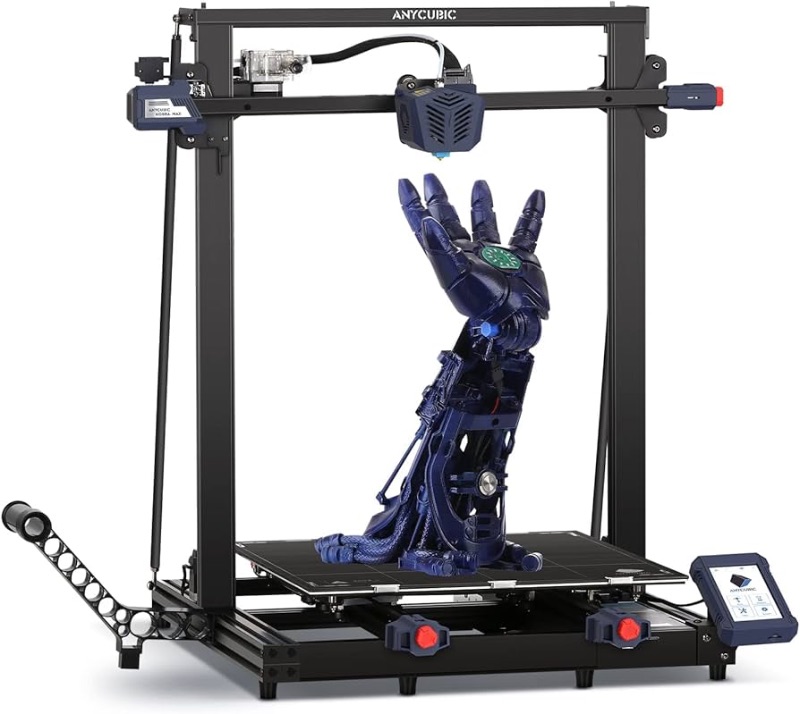 Photo 1 of Anycubic Kobra Max 3D Printer, Large 3D Printer with Auto Leveling Pre-Installed, Stronger Construction and Higher Precision, Filament Run-Out Detection Easy to Use, Big Size 17.7" x 15.7" x 15.7"