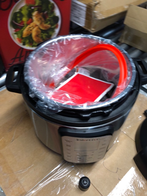 Photo 5 of ***USED - DAMAGED - DENTED - SEE PICTURES***
Instant Pot Duo Plus 9-in-1 Electric Pressure Cooker, Slow Cooker, Rice Cooker, Steamer, Sauté, Yogurt Maker, Warmer & Sterilizer, Includes App With Over 800 Recipes, Stainless Steel, 6 Quart 6QT