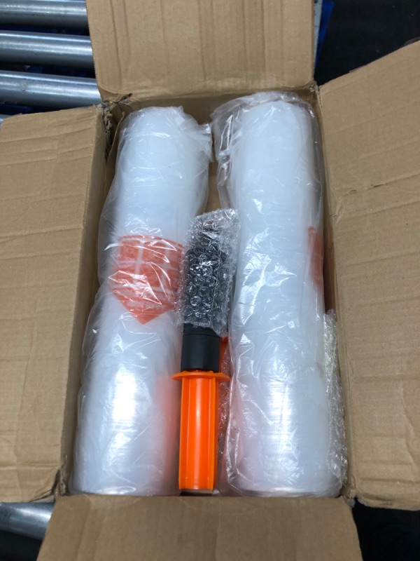 Photo 1 of JARLINK Stretch Film, 15 Inch x 1000 Feet Shrink Wrap for Pallet Wrap, Industrial Strength Stretch Wrap with Handles, Moving Wrapping Plastic Roll, 60 Gauge, 2 Pack, Clear