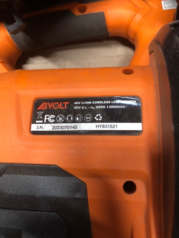 Photo 3 of **FOR PARTS/READ NOTES (NON REFUNDABLE)**
Worx WG509 TRIVAC 12 Amp 3-in-1 Electric Leaf Blower/Leaf Vacuum/Mulcher, Metal Impeller for Fine Mulching w/ Debris Collection Bag Blower