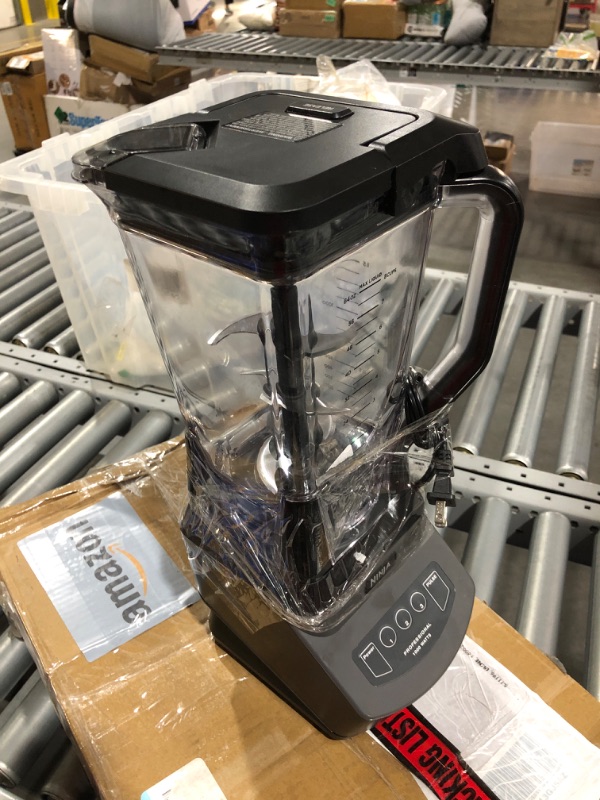 Photo 2 of **NONREFUNDABLE**FOR PARTS OR REPAIR**SEE NOTES**
Ninja NJ601AMZ Professional Blender with 1000-Watt Motor & 72 oz Dishwasher-Safe Total Crushing Pitcher for Smoothies, Shakes & Frozen Drinks, Black
