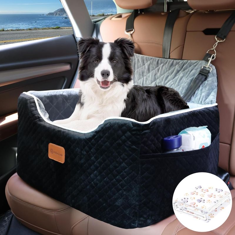 Photo 1 of **MINOR DAMAGE** READ NOTES**
Memory Foam Booster Dog Car Seat Medium Dogs, Elevated Pet Car Seat Under 45 LBS
