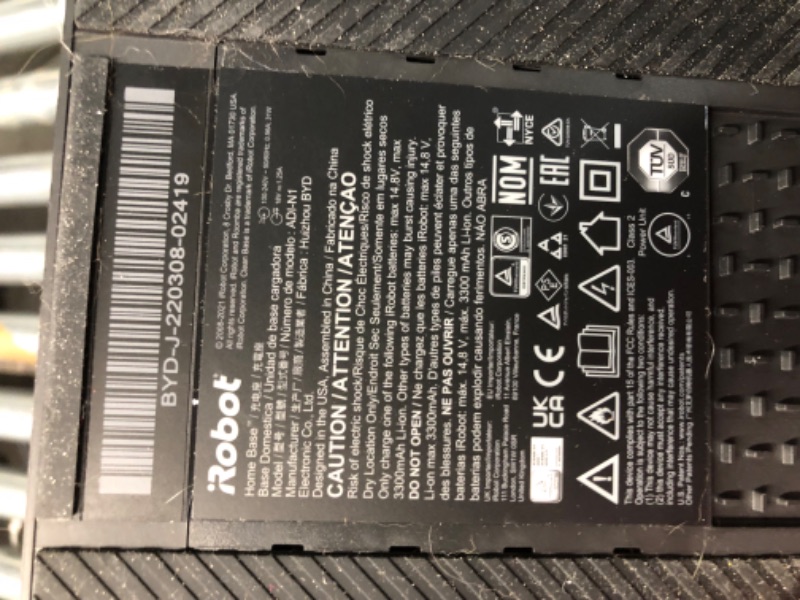 Photo 8 of ***HEAVILY USED AND DIRTY - POWER STATION LIGHTS UP WHEN PLUGGED IN - UNABLE TO TEST FURTHER - SEE PICTURES***
IRobot Roomba J7 Wi-Fi Connected Smart Robot Vacuum Avoids Obstacles 7150