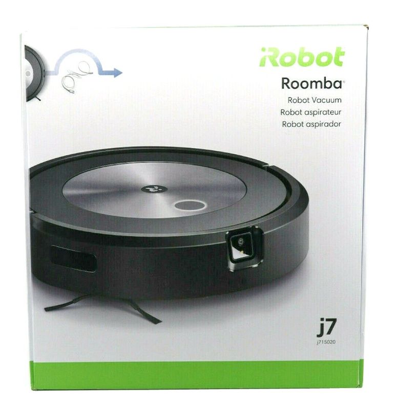 Photo 1 of ***HEAVILY USED AND DIRTY - POWER STATION LIGHTS UP WHEN PLUGGED IN - UNABLE TO TEST FURTHER - SEE PICTURES***
IRobot Roomba J7 Wi-Fi Connected Smart Robot Vacuum Avoids Obstacles 7150