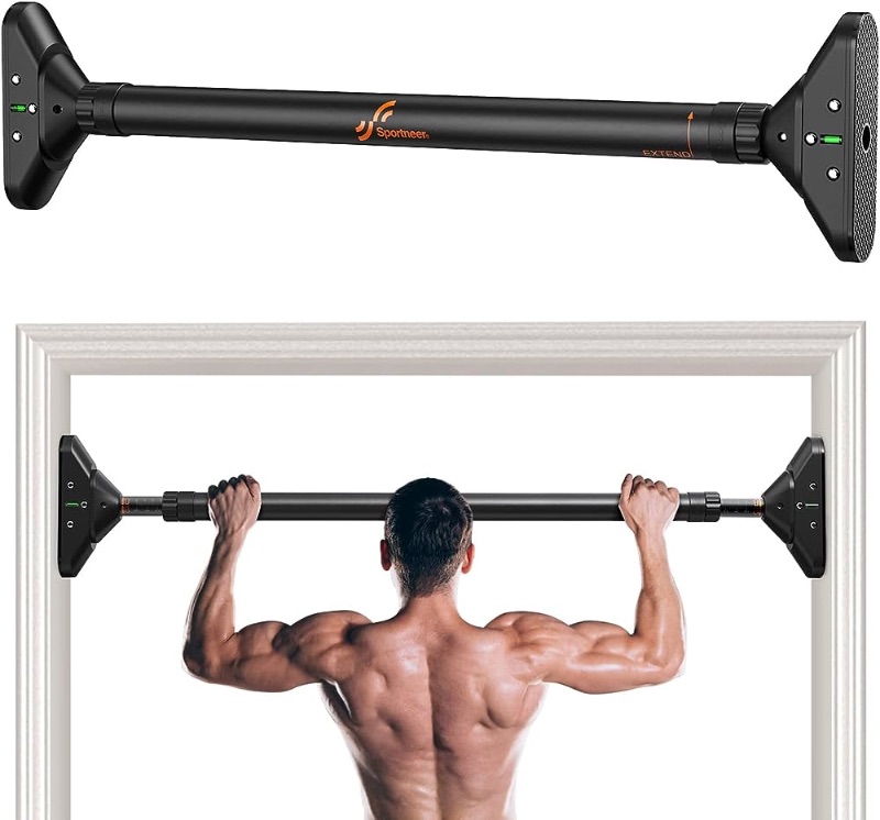 Photo 1 of **PARTS ONLY NON REFUNDABLE**READ NOTES**
Sportneer Pull Up Bar: Strength Training Chin up Bar without Screws - Adjustable 29.5''-37'' Width