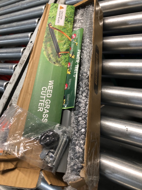 Photo 1 of Walensee Cutter with Serrated Double-edged Sharp Blade Manual Grass Whip with 30 Inch Steel Handle Cut Overgrown Weeds Cutting Hand Tool Steel Sod Cutter for Garden, Yard, Field and Ditches