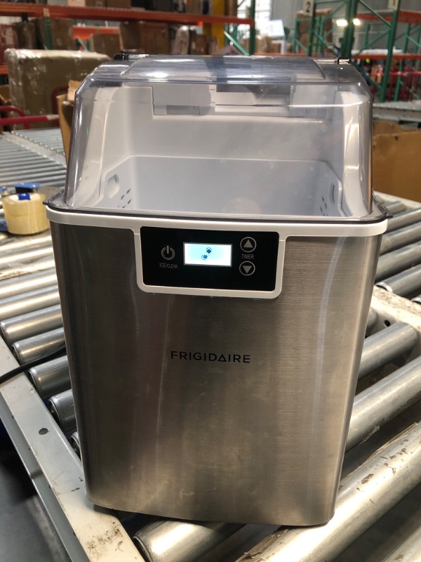 Photo 2 of (READ FULL POST) Frigidaire Countertop Crunchy Chewable Nugget Ice Maker V2, 44lbs per Day, Stainless Steel