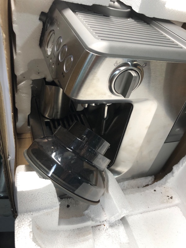 Photo 4 of (used)(not functional)(sold for parts only)Breville Stainless Steel Barista Express Espresso Machine Light Silver BES870XL