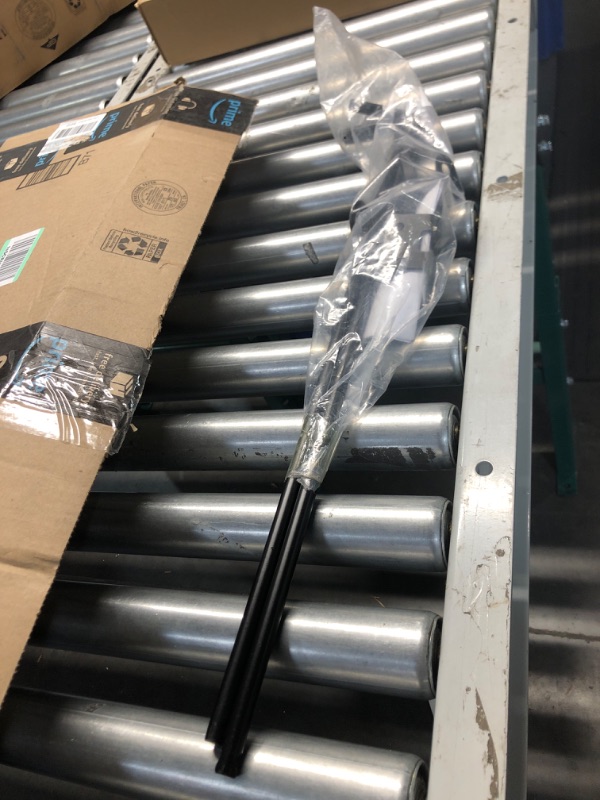 Photo 1 of 24 Inch Cane Bolt Gate Drop Rod Heavy Duty Gate Hardware, Gate Ground Latch for Wooden Fences, Metal Gates Doors Stopper for Gate Ground, Wrought Iron Gate Latches, Black Finish(2 Pack) 2 24" Black