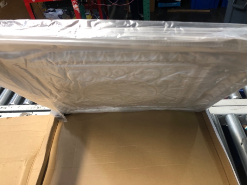 Photo 1 of Art3d Drop Ceiling Tiles, Glue up Ceiling Tiles, 2'x2' Plastic Sheet in Antique Copper (12-Pack, 48 Sq.ft) 24"x24" Antique Copper 12