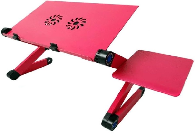 Photo 1 of ***USED - LIKELY MISSING PARTS - UNABLE TO VERIFY FUNCTIONALITY***
Adjustable Lap Laptop Computer Portable CPU Cooling Fan Ergonomic Vented Table Stand Desk Tray (480 * 260mm with Mouse Pad & Double Fans, Pink)