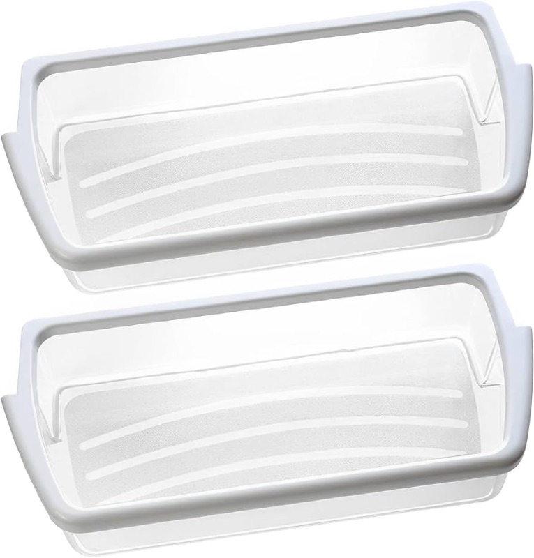 Photo 1 of (READ FULL POST) [2 PACK] UPGRADED W10321304 Refrigerator Door Shelf Replacement Compatible with Whirlpool Fridge Door Bin WRS325FDAM01 WRS325FDAM02 WRS325FDAM04 ED5FVGXWS07 - Replace WPW10321304 AP6019471 2179574