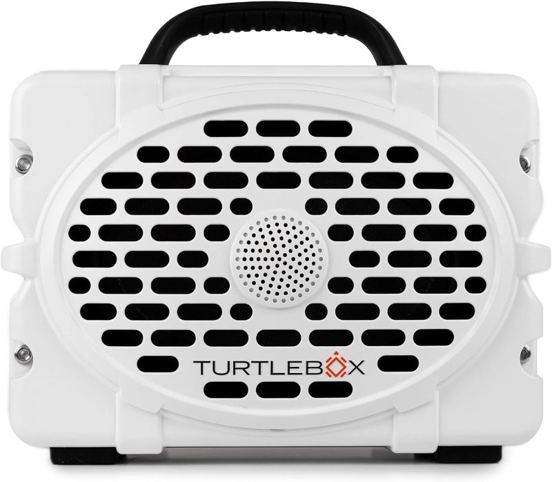 Photo 1 of ***USED - POWERS ON - UNABLE TO TEST FURTHER - SEE PICTURES***
Turtlebox Gen 2: Loud! Outdoor Portable Bluetooth Speaker | Rugged, Waterproof, Impact Resistant (Rich, Full Sound, Plays to 120db, Pair 2X for True L-R Stereo), White