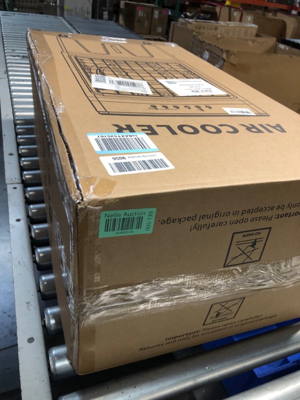 Photo 1 of (Check clerk notes) Evaporative Air Cooler, 3500CFM 3-in-1 Swamp Cooler with 7.5Gal Water Tank, 120° Oscillation, 3 Speeds 3 Modes
