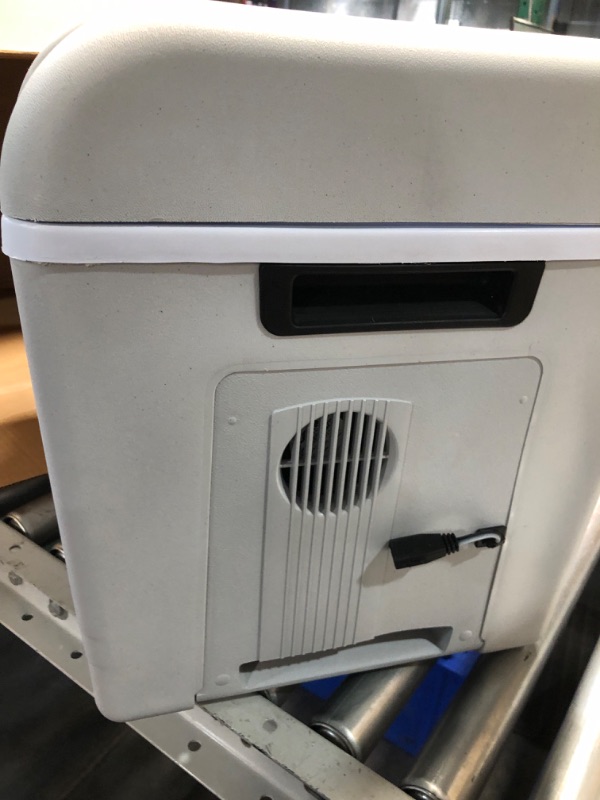 Photo 2 of ***DAMAGED - UNTESTED - SEE COMMENTS***
Koolatron Electric Portable Cooler Plug in 12V Car Cooler/Warmer 45 qt (42 L),No Ice Thermo Electric portable Fridge