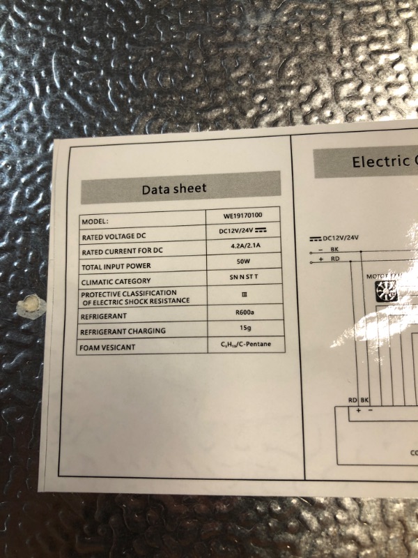 Photo 5 of ****USED - POWERS ON - BUT DOESN'T COOL - UNABLE TO TROUBLESHOOT***
12 Volt Refrigerator, 12V Car Fridge 20 Quart(19L), Portable Refrigerator Freezer