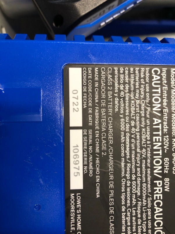 Photo 5 of ***HEAVILY USED - BATTERY NOT FUNCTIONAL - SEE COMMENTS***
Kobalt Gen4 40-volt 15-in Straight Shaft Battery String Trimmer 4 Ah (Battery and Charger Included)