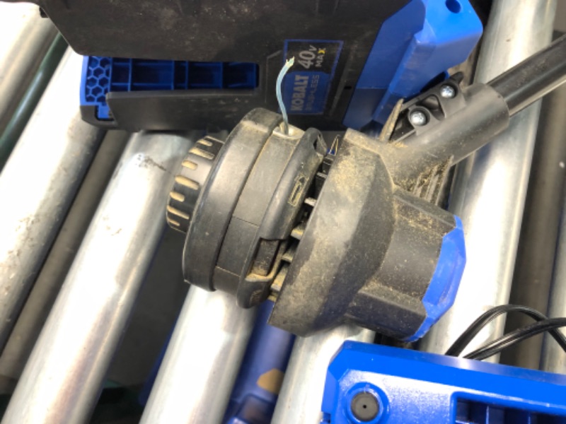 Photo 7 of ***HEAVILY USED - BATTERY NOT FUNCTIONAL - SEE COMMENTS***
Kobalt Gen4 40-volt 15-in Straight Shaft Battery String Trimmer 4 Ah (Battery and Charger Included)