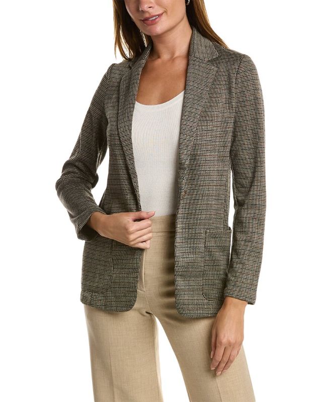 Photo 1 of (BROWN/ STOCK PHOTO FOR REFERENCE) Max Studio Double Knit Blazer XL
