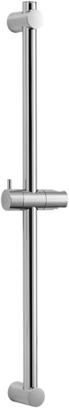 Photo 1 of **MISSING END PIECE**
OFFO Shower Slide Bar 27 Inches Adjustable Installation Distance 15-26 Inches with 360° Adjustable Handheld Shower Head Holder for Bathroom, Screw Wall Mounted, Chrome Finish