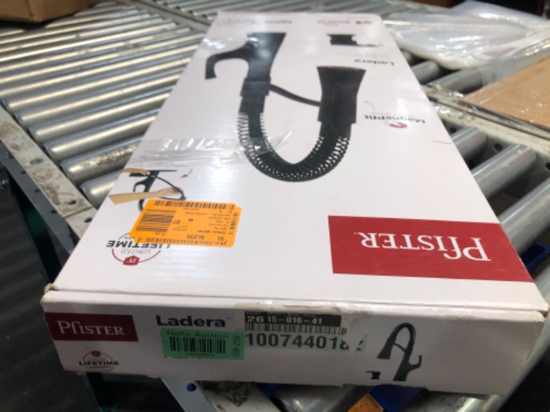 Photo 1 of ***USED - LIKELY MISSING PARTS - UNABLE TO VERIFY FUNCTIONALITY***
Glacier Bay Paulina Single-Handle Pull-Down Sprayer Kitchen Faucet with TurboSpray, FastMount, Soap Dispenser in Matte Black