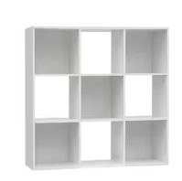 Photo 1 of ***USED - HARDWARE MISSING - OTHER PARTS LIKELY MISSING AS WELL***
Style Selections 35.88-in H x 35.88-in W x 11.63-in D White Stackable Wood Laminate 9 Cube Organizer
