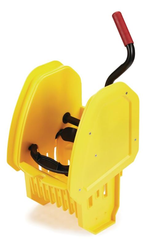 Photo 1 of (MISSING PARTS) 
Rubbermaid Commercial FG757588YEL Down Press Wringer for WaveBrake Buckets, 16-32-Ounce Capacity, Yellow