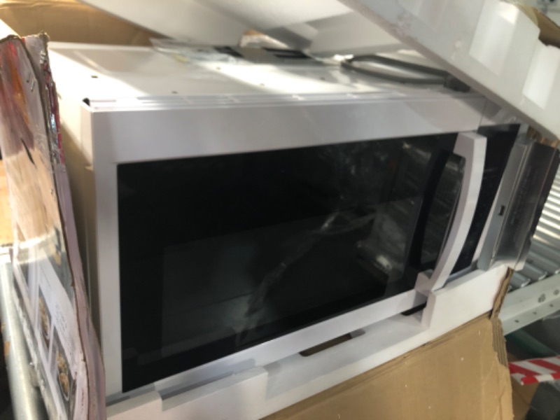 Photo 2 of 1.7 cu. ft. 1000-Watt Over the Range Microwave in White