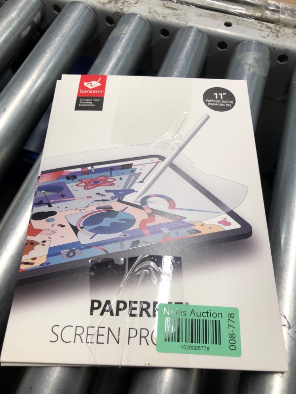 Photo 3 of **2 PACK**  bersem Paper Screen Protector Compatible with iPad Pro 11 inch (2022/2021/2020/2018), iPad Air 5th / 4th Generation (10.9",2022/2020), iPad Air 5 / iPad Air 4 Matte PET Film for Drawing?1 Pack