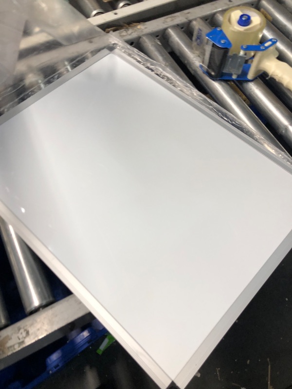 Photo 2 of VIZ-PRO Magnetic Dry Erase Board, 24 X 18 Inches, Silver Aluminium Frame