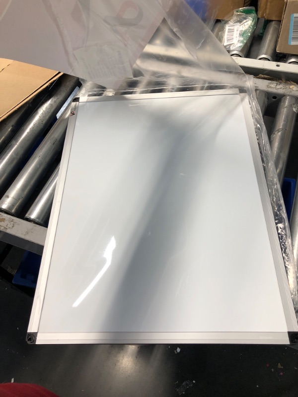 Photo 1 of VIZ-PRO Magnetic Dry Erase Board, 24 X 18 Inches, Silver Aluminium Frame
