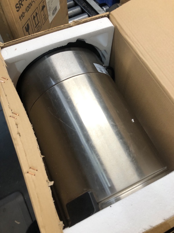 Photo 2 of ***HEAVILY USED AND DIRTY - DOESN'T POWER ON - UNABLE TO TROUBLESHOOT - SEE PICTURES***
SYBO SR-CP-100B Commercial Grade Stainless Steel Percolate Coffee Maker Hot Water Urn for Catering, 100-Cup 16 L, Metallic
