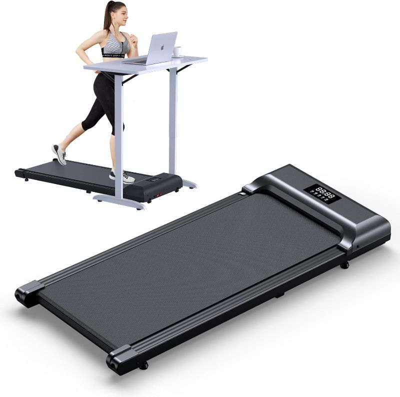 Photo 1 of (NON-REFUNDABLE) Walking Pad?Under Desk Treadmill 2 in 1 Treadmills?Portable Walking Treadmill 2.5HP, 320lbs Max Weight Remote Control LED Display,Installation-Free Jogging Machine for Home/Office
