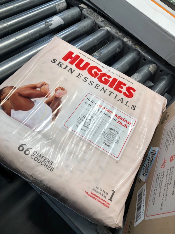 Photo 2 of *STOCK PHOTO FOR REFERENCE* Huggies Diapers, Skin Essentials Baby Diapers, 66 COUNT