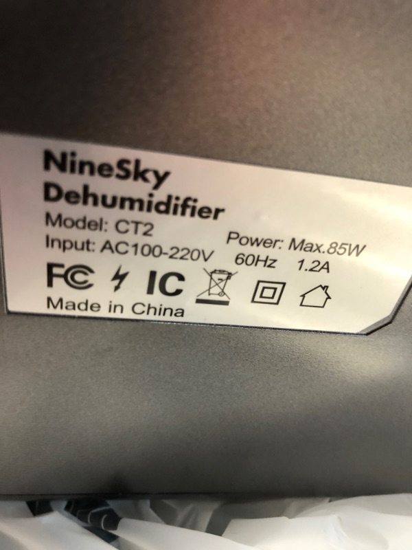 Photo 6 of (see all images)NineSky Dehumidifier for Home, 85 OZ Water Tank, (800 sq.ft) Dehumidifiers 
