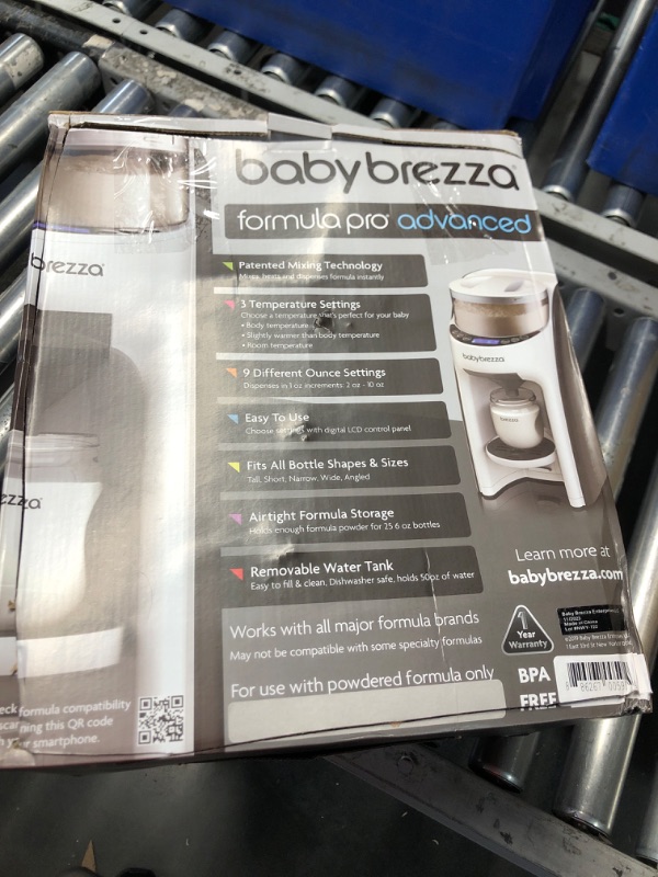 Photo 2 of New and Improved Baby Brezza Formula Pro Advanced Formula Dispenser Machine - Automatically Mix a Warm Formula Bottle Instantly - Easily Make Bottle with Automatic Powder Blending