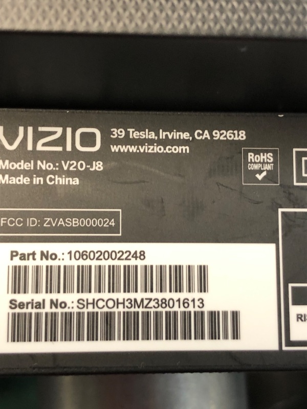 Photo 4 of (READ FULL POST)  VIZIO V-Series 2.0 Compact Home Theater Sound Bar with DTS Virtual:X