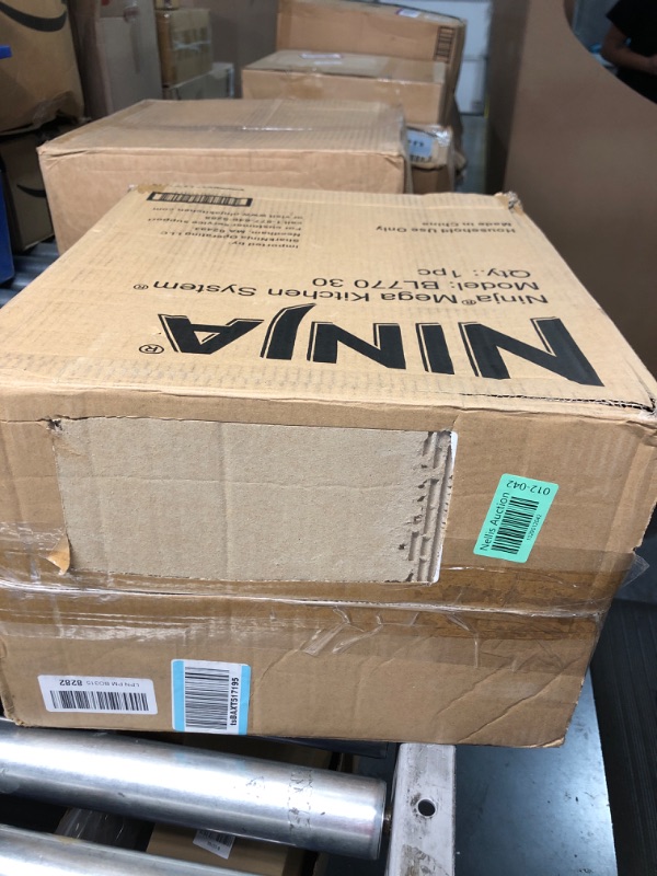 Photo 3 of ***USED - DAMAGED - CRACKED - DOESN'T POWER ON - UNABLE TO TROUBLESHOOT***
Ninja BL770 Mega Kitchen System, 1500W, 4 Functions for Smoothies, Processing, Dough, Drinks & More, with 72-oz.* Blender Pitcher, 64-oz. Processor Bowl, (2) 16-oz. To-Go Cups & (2