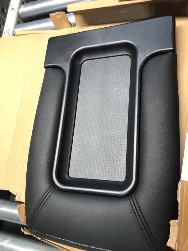 Photo 2 of Beige Center Console Cover Armrest Lids w/Base for 2001-2006 Silverado, 2002-2006 Cadillac Escalade/Chevy Avalanche, GMC Sierra Yukon XL, 1500 2500, Replace 19127365, CCLK-CHGM-001-LGY 2001-2007 Beige