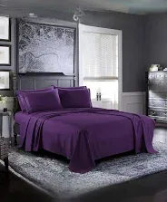 Photo 1 of **STOCK PHOTO FOR REFRENCE** Purple Queen Bedsheets 