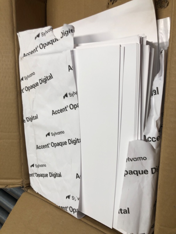 Photo 2 of Accent Opaque White 80lb, 8.5” x 11” Cardstock Paper, 216gsm, 250 Sheets 1 Ream, Premium Super Smooth Heavy Cardstock Printer Paper for Ink Heavy Invitations, Cards, Menus, Images and More, 121947R 80lb - White 1 Ream | 250 Sheets Letter (8.5x11)