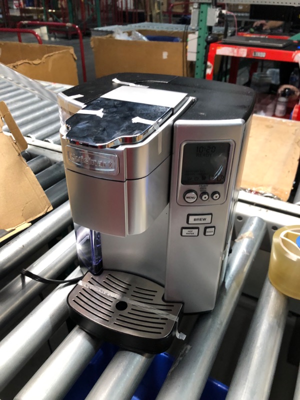 Photo 7 of ***USED - DIRTY - LIKELY MISSING PARTS - UNABLE TO VERIFY FUNCITONALITY***
Cuisinart Coffee Maker, Single Serve 72-Ounce Reservoir Coffee Machine, Programmable Brewing & Hot Water Dispenser, Stainless Steel