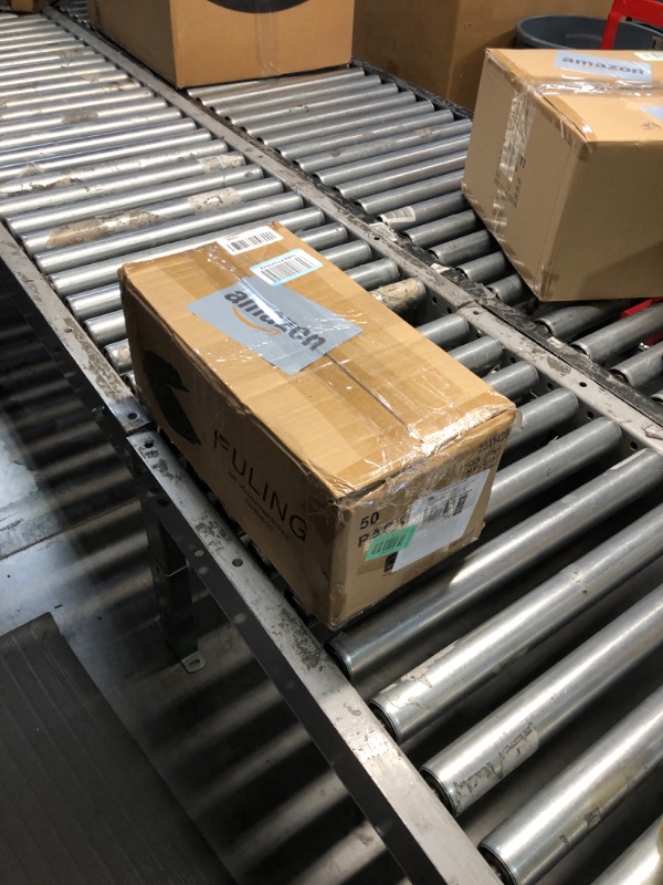 Photo 1 of 8X8" 1-Compartment 50-Pack Plastic Clamshell To Go Containers Food Carryout Lunch Box Packaging Heavy Duty Disposable