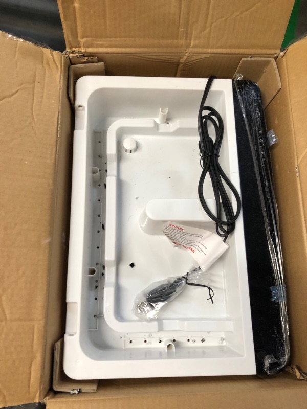 Photo 3 of **PARTS ONLY NON REFUNDABLE**
Evaporative Air Cooler, 3500CFM 3-in-1 Swamp Cooler with 7.5Gal Water Tank, 120° Oscillation, 3 Speeds 3 Modes, 4 Ice Packs, 12H Timer, Remote, Portable Air Conditioner **TOP IS BROKEN**