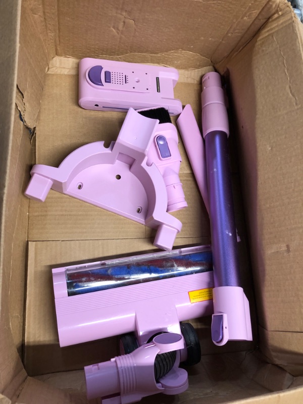 Photo 4 of ***USED - DOESN'T POWER ON - UNABLE TO TROUBLESHOOT***
Homeika- Pro Version- 28k PA Cordless Vacuum- Digital Display- 50 Min Run Time- 3 Speeds- Telescopic – 300 Watts- Brushless Motor- 8 in 1- HEPA Filter- for All Floors- Detachable Battery Pink