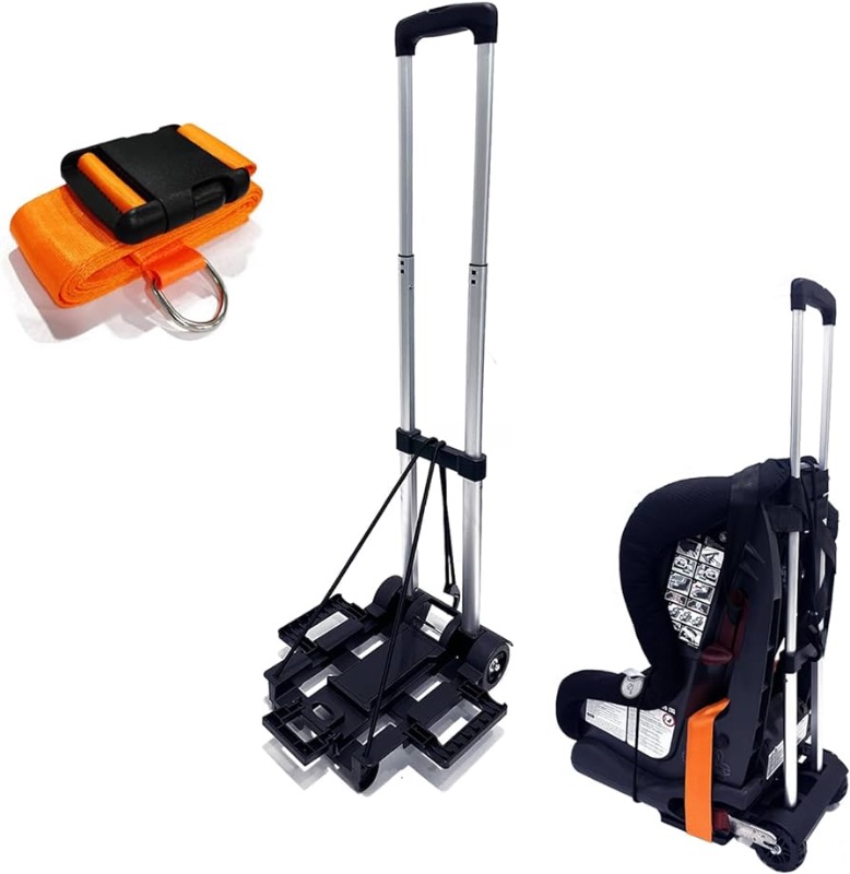 Photo 1 of ***USED*** Car Seat Travel Cart for Airport - Carseat Roller for Traveling. Extendable Base Plate, Foldable, storable, and stowable Under Your Airplane seat or Over Head Compartment.