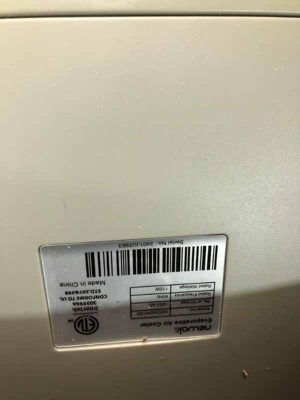 Photo 1 of **PARTS ONLY NON REFUNDABLE**READ NOTES**
470 CFM, 3 speed Portable Evaporative Cooler and Fan for 250 sq. ft. Cooling Area